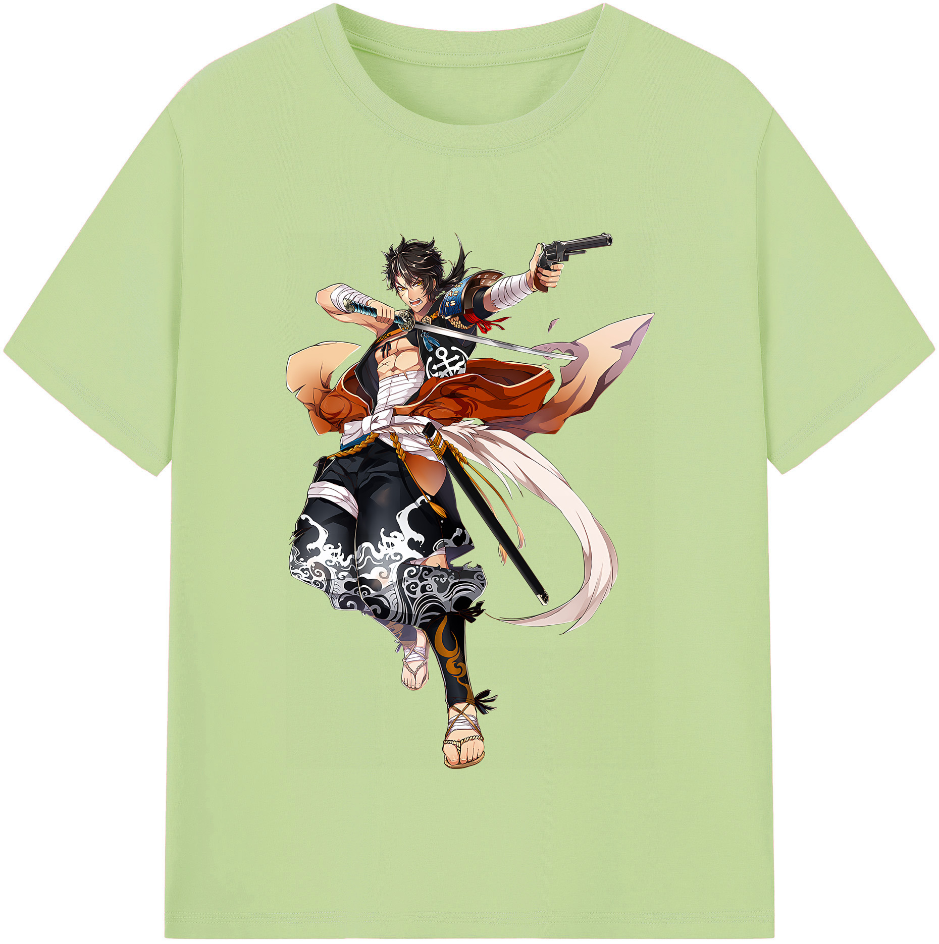 （画像用） 刀剣乱舞 Touken Ranbu 綿100％半袖Tシャツ（フロントプリント）